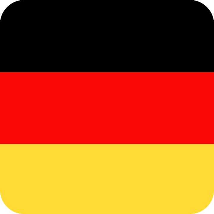 Deutschland Flagge, repräsentiert Zeitarbeit bei Hofmann Personal in Deutschland.