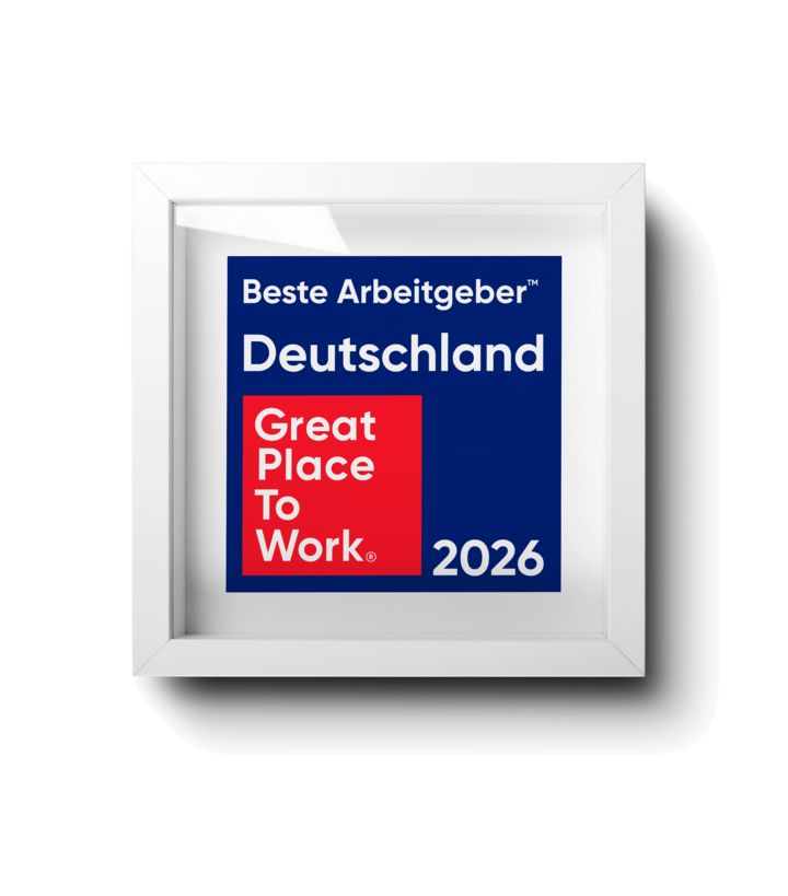 Auszeichnung Beste Arbeitgeber Deutschland 2026 Great Place to Work für Hofmann Personal als Top-Arbeitgeber in der Zeitarbeit.