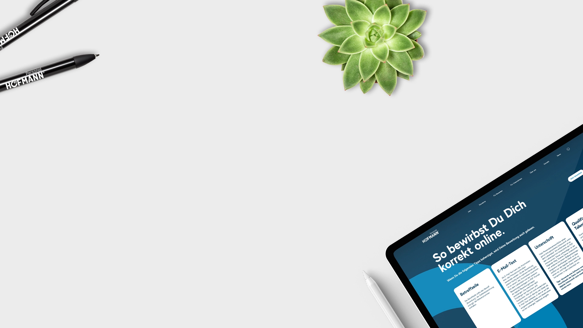 Hintergrundbild - So bewirbst Du Dich richtig.