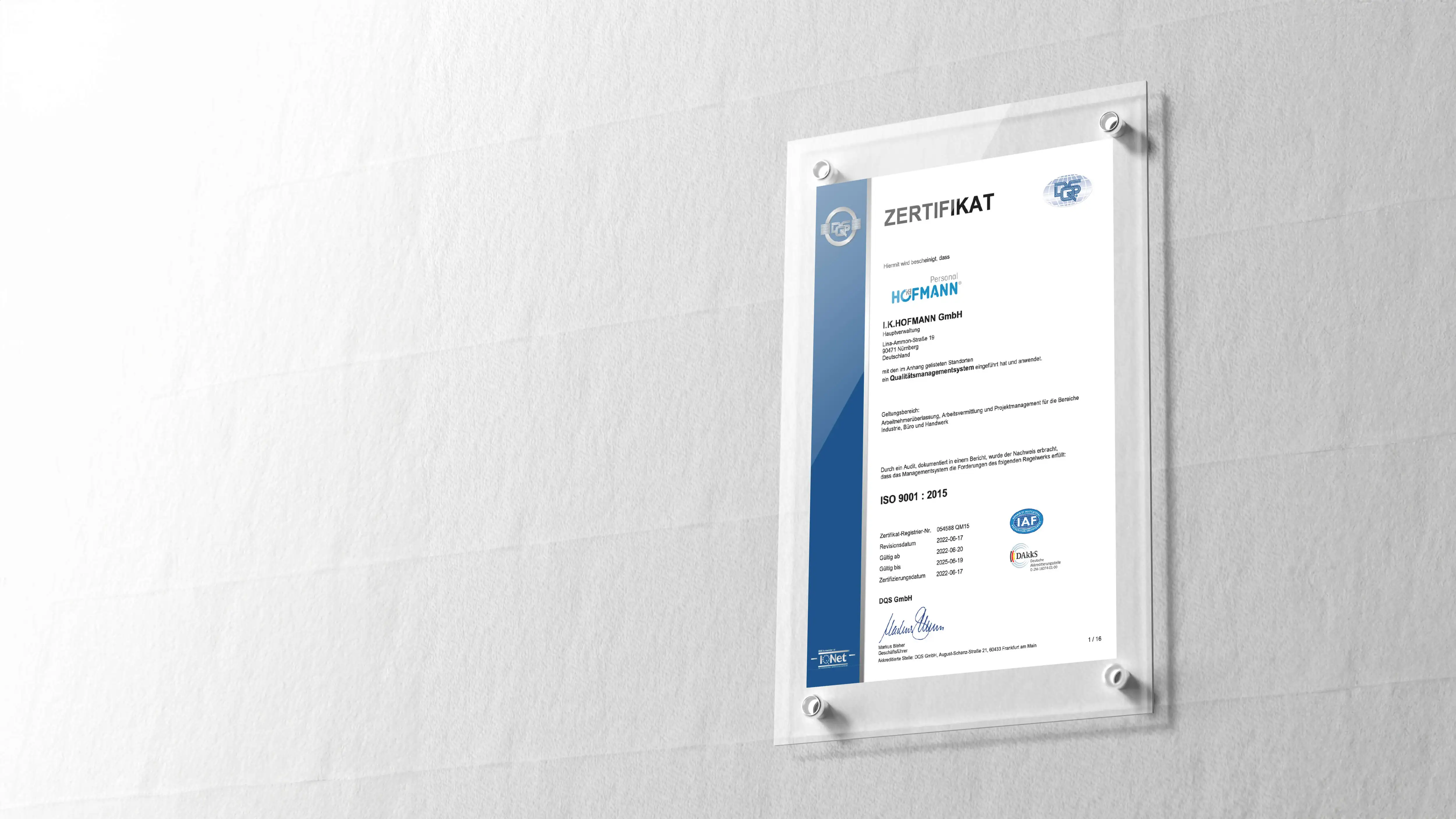 Hintergrundbild - Wir haben es schriftlich.